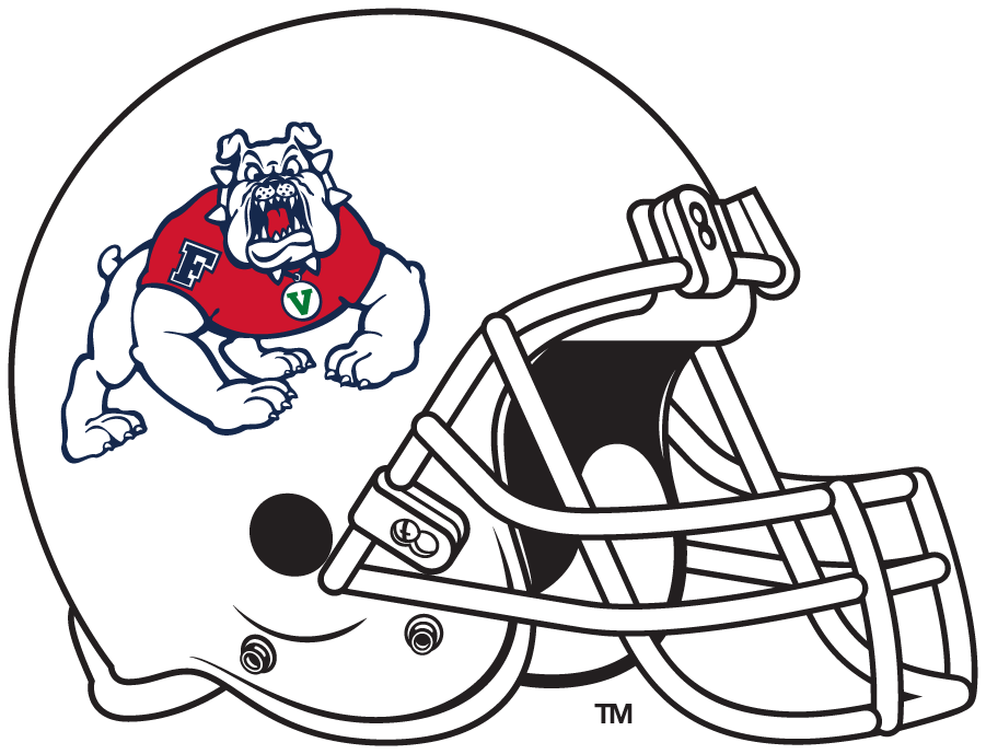 Fresno State Bulldogs 2020-Pres Helmet Logo v2 iron on transfers for clothing